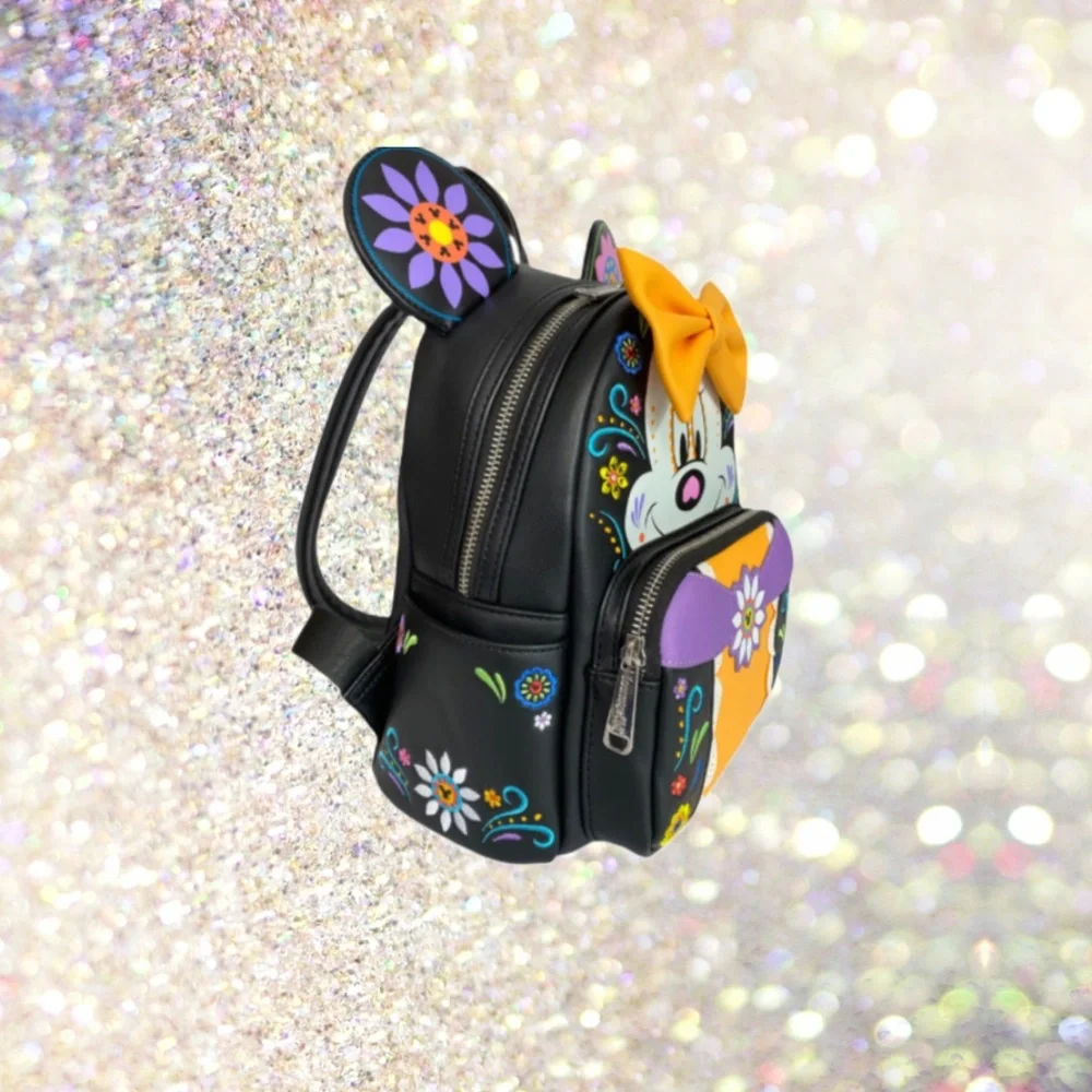 Loungefly Disney‎ Minnie Mouse Sugar Skull Cosplay Mini Backpack